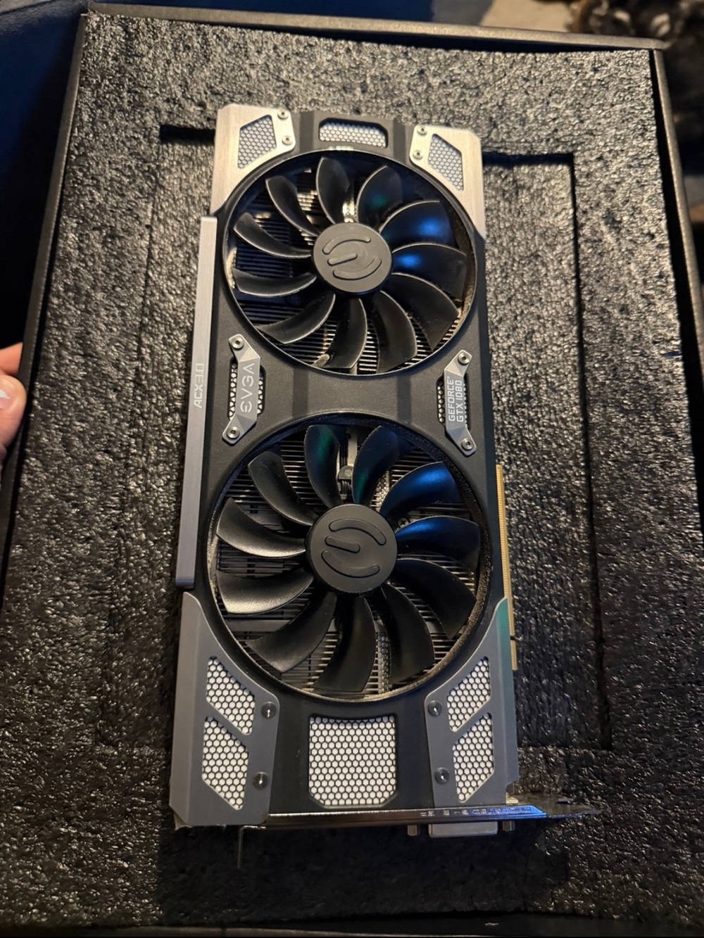 EVGA Black & Silver Dual-Fan Graphics Card